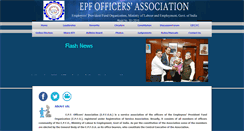 Desktop Screenshot of epfoa.in