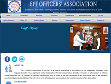 Tablet Screenshot of epfoa.in